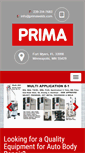 Mobile Screenshot of primawelds.com